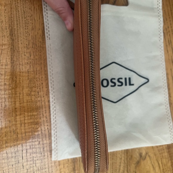 Fossil Brown Pebble leather wallet - Picture 4 of 8